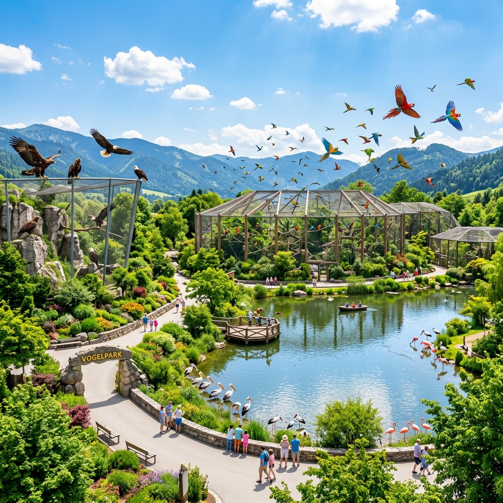 Vogelpark Waldpark Panorama